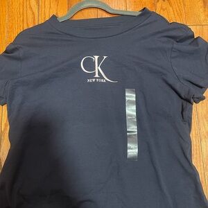 Calvin Klein Dark Blue Tee with Logo